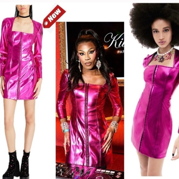 BETSEY JOHNSON Stacy Mini Dress Pink size large - Picture 12 of 12